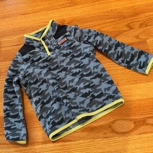 Vineyard Vines Blue and Black Camo Kids Sweatshirt